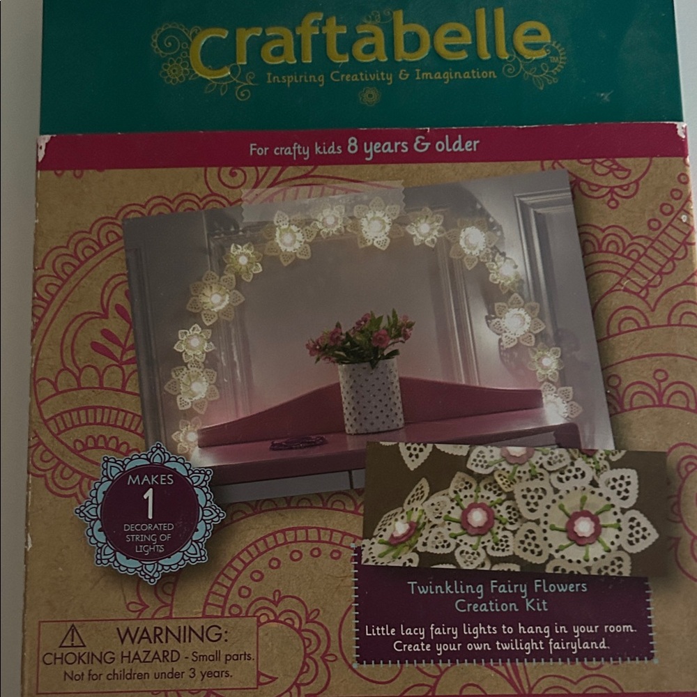 Twinkling Fairy Flowers Creation Kit - White